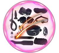 WreGmgg Accesorios De Flexibilidad Y Estiramiento De Familia De 12 Piezas para Hombres Y Mujeres, AcompañAdos De Bandas De Estiramiento De Resistencia Ajustables-Q (Negro)