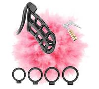 WreGmgg Accessory De ProteccióN Especial De Los Hombres con Entrenamiento Especial, Jaula De Ejercicio Especial De Los Hombres con 4 Anillos Anti CaíDa - D7 (XL)