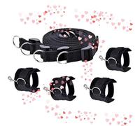 WreGmgg Adjustable No Lineal Dormitorio CláSico Negro CóModo De Nylon CinturóN De Fitness, Rico En Funciones, Regalo De Pareja - D5