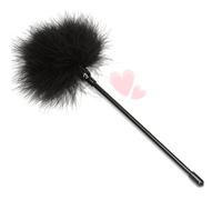 WreGmgg -Baqueta de plumas negras para ligereza y elegancia en el baile-A08