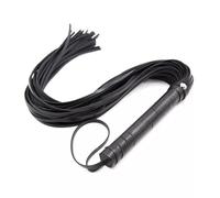 WreGmgg - Batidor de cuero flexible negro - La elección del caballero para desencadenar el impulso pasional-T140