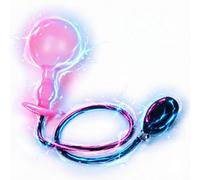 WreGmgg Bola De Entrenamiento De Glute En Forma De Calabaza Ligera, Una Bola De Resistencia Inflable Ideal para Viajar - Q (Rosa)