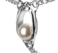 WreGmgg CinturóN De Acero Inoxidable Con Incrustaciones De Perlas - Un Accesorio Resistente, A La Moda Y Sofisticado -Z