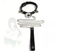 WreGmgg Collar de Cuero Negro, versátil, versátil, fácil de Llevar, clásico y Duradero, Diseño Simple y Generoso - Personalidad de Moda - Z