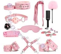 WreGmgg Conjunto De CombinacióN Multifuncional De Deportes De Dormitorio De 12 Piezas, Equipado con Palos De Pluma Y Gafas De SueñO - D5