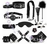 WreGmgg Conjunto De CombinacióN Multifuncional De Deportes De Dormitorio De 12 Piezas, Equipado con Palos De Pluma Y Gafas De SueñO - D5