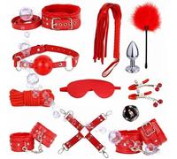 WreGmgg Conjunto De Dormitorio De Cuero Multifuncional De 12 Piezas, Equipado con Una Raqueta Y Entrenador De Cadera - D4