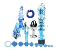 WreGmgg Conjunto de Entrenamiento de articulación de Cadera Azul de Silicona de 7 Piezas, múltiples Opciones para la combinación Gratuita + Z + 42