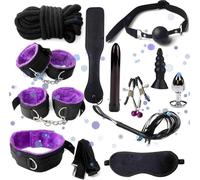 WreGmgg Conjunto De Nylon De 12 Piezas, Conjunto De Entrenamiento De Dormitorio, Regalo De Pareja - D6 (PúRpura)