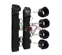 WreGmgg Correa Lineal para Estiramientos De Yoga, Correa De Ejercicio con Correas para Piernas Y Tobillos, Accesorio para Ejercicios En La Cama - Es