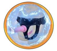 WreGmgg Correa PortáTil De Las Mujeres con DiseñO úNico De Textura Accesorio De Varilla De Silicona De Doble Cabeza, Disponible En Tres Colores + Z + 12 (Rosa)