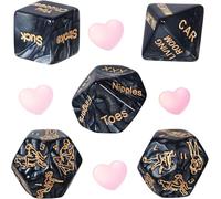 Wregmgg Dados Deportivos De PláStico Negro, Duraderos Y FáCiles De Usar, Sencillos Y Ligeros -Z