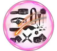 WreGmgg El Juego De Ejercicio De Gimnasio De Casa Incluye 12 Accesorios Diferentes, Incluyendo Equipo De Ejercicio AeróBico Ajustable para Hombres Y Mujeres-Q (Negro)