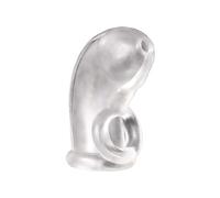 WreGmgg Gancho Redondo Protector Multifuncional Masculino De Silicona para Mejorar La Resistencia Muscular, Herramienta De Entrenamiento PortáTil para Romper Los LíMites FíSicos - D18 (Blanco)