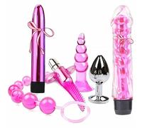 WreGmgg Juego de Entrenamiento de Cadera Rosa de 6 Piezas, Incluyendo Accesorios de Cono de Acero Inoxidable + Z + 39