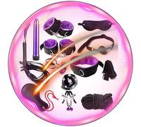 WreGmgg Kit De Entrenamiento De Fuerza Multifuncional De 12 Piezas para Hombres Y Mujeres, Incluyendo Entrenador De Cadera - Q (PúRpura)