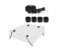 WreGmgg Nero Nylon Non Lineare - Bracciale E Caviglia Regolabili En Nylon para El Entrenamiento De La Fuerza De Las Manos Y Las Gambas, Regalo por Pareja - H18