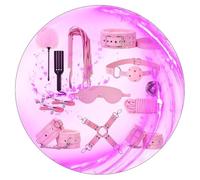 WreGmgg Nuevo Conjunto De Cuero De 12 Piezas para El Entrenamiento De Resistencia, Dormitorio Conjunto De Fitness, Pluma Bolsa-D9 (Rosa)