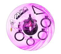 WreGmgg Nuevos Accesorios Planos para Hombres, Accesorios Respirables De Los Hombres con El Poder De Combate Mejorado (Seis Colores para Eligir) - D-1 (Rosa Negro)