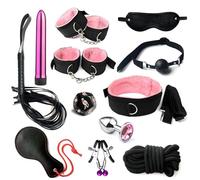 WreGmgg Rosa 12 Piezas De Nylon Interior Fitness Set, CóModo Forro Conjunto, MáScara De Ojos Y Cadera Entrenador - D12