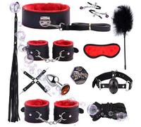 WreGmgg Rosso 12 Piezas CáMara De Cama De Piel Multifuncional Conjunto Deportivo, FáCil De Transportar, Regalo Par - D-1