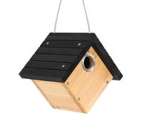 WREN Bird Houses for Outside - Wood Chickadee Breeding Nest
