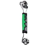 Wrench Ratchet - 360-Degree Rotate Anti-Slip Hex Spanner, 52-In-1 Effort-Saving Multihead Tool Heavy-Duty Large Size Universal Mechanic Gear | Auto Repair Motorcycle Industrial Maintenance Technician