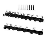 Wrench Wall Organizer - Wrench Tool Holder | Easy To Install Garden Tool Organizer | Heavy Duty Wall Hanger | Multiusos Garden Tools Storage Rack For Garage Shed Work Van Shop Mechanic