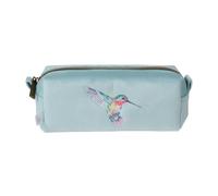 Wrendale Designs - Bolsa de brochas de maquillaje bordada con diseño de colibrí "Wisteria Wishes"
