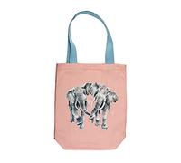 Wrendale Designs - Bolsa de lona, Pink, 420mm x 400mm