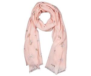 Wrendale Designs by Hannah Dale - Bufanda - 70 x 190 cm, Rosa - Ratón, 70cm x 190cm