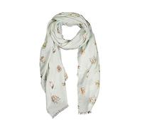 Wrendale Designs by Hannah Dale - Bufanda - 70 x 190 cm, Verde - Woodlanders, talla única