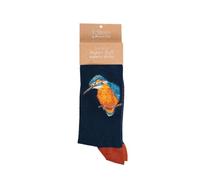 Wrendale Designs by Hannah Dale - Calcetines para hombre "The Kingfisher", El martín pescador, M