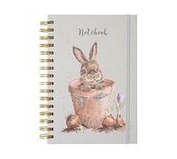 Wrendale Designs by Hannah Dale - Cuaderno de espiral ilustrado con diseño de maceta - A5