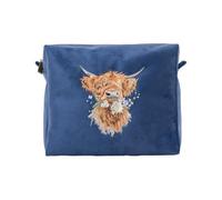 Wrendale Designs by Hannah Dale 'Daisy Coo' Highland Cow - Neceser bordado