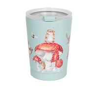 Wrendale Designs by Hannah Dale Fairy Ring - Taza térmica de viaje con diseño de ratón y erizo