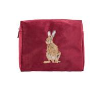 Wrendale Designs by Hannah Dale 'Golden Hour' - Bolsa de cosméticos bordada con liebre