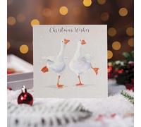 Wrendale Designs by Hannah Dale - Juego de 8 tarjetas navideñas de lujo bailando sobre hielo