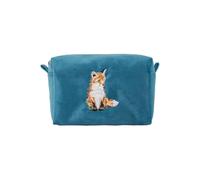 Wrendale Designs by Hannah Dale 'Stay Clever' - Bolsa de maquillaje bordada con zorro