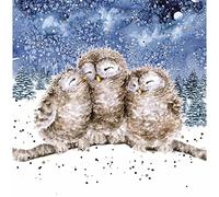 Wrendale Designs by Hannah Dale - Tres Reyes Magos - Juego de cajas de tarjetas de Navidad - Paquete de 8