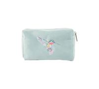 Wrendale Designs by Hannah Dale Wisteria Wishes - Bolsa de maquillaje bordada con diseño de colibrí