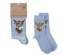 Wrendale Designs - Calcetines "Daisy Coo", vaca, M/L