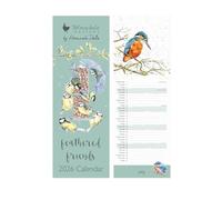 Wrendale Designs - Calendario de aves 2026 Slim Feathered Friends