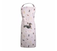 Wrendale Designs Dog A Dog's Life Delantal, blanco, Taille unique