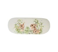 Wrendale Designs - Estuche para gafas de liebre de primavera, multicolor, 160mm x 35mm x 60mm
