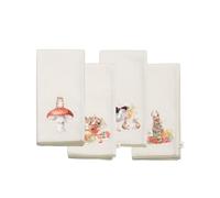 Wrendale Designs - Juego de cuatro servilletas de tela de animales de Garden Friends