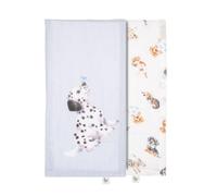 Wrendale Designs - Juego de regalo de muselina para perros Little Paws