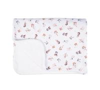 Wrendale Designs Little Paws - Manta para bebé (estampado de perros y cachorros)