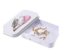Wrendale Designs - Mini caja de regalo de recuerdo (9,5 x 6 cm), diseño de gatos