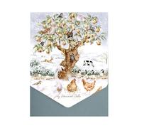 Wrendale Designs - Paquete de tarjetas de Navidad con animales de los Doce Días para Navidad